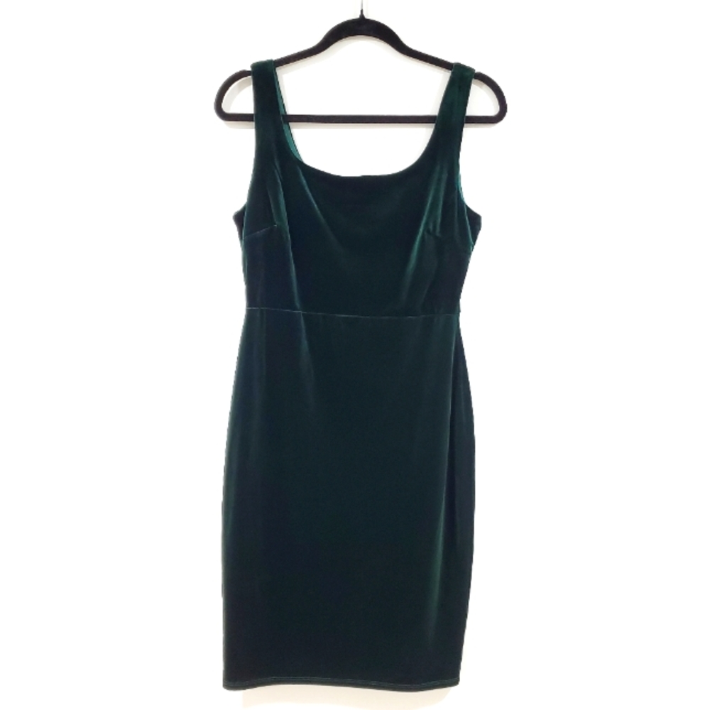Aqua Velvet Sleeveless Dress Women's Size L